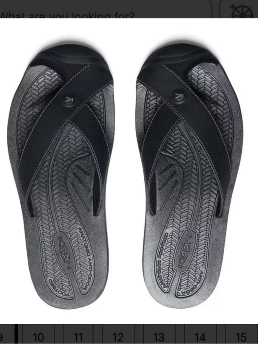 KEEN Barbados Flip Flops - size 10